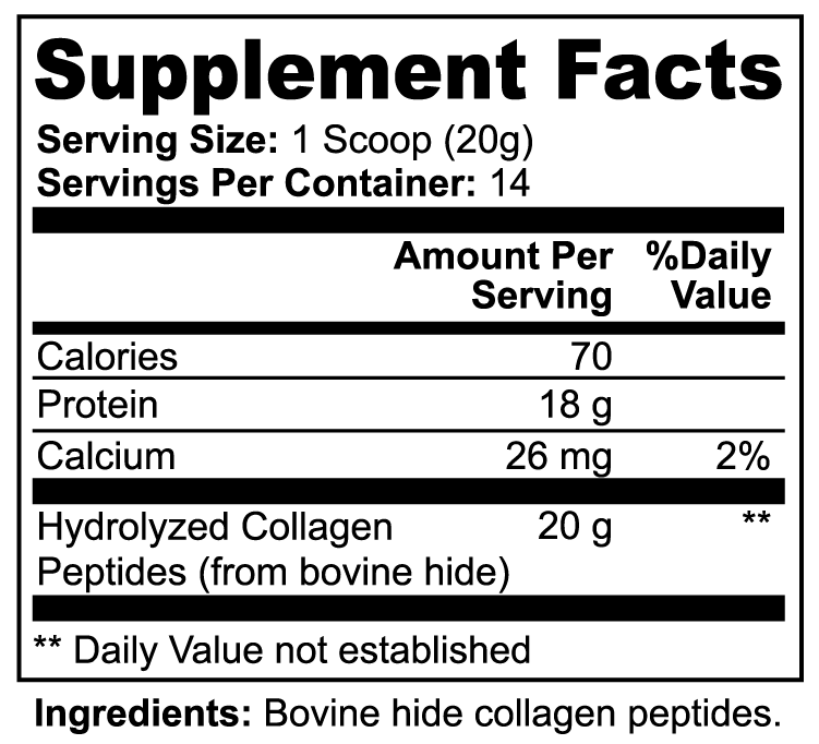 Truth Treatment Systems Grass-Fed Collagen Building Peptides