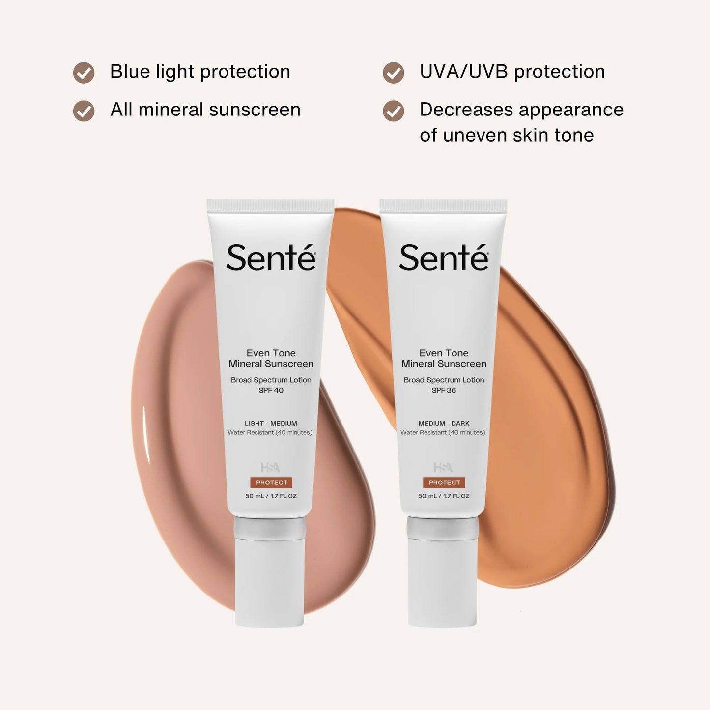 Senté Even Tone Mineral Sunscreen