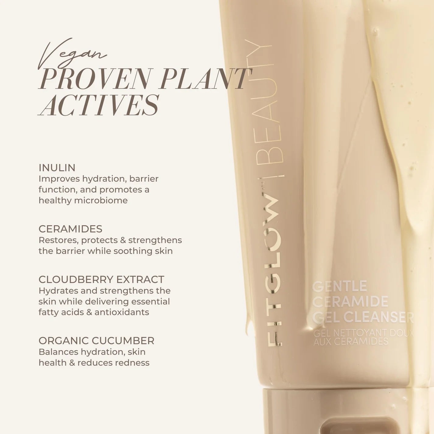 Fitglow Beauty Gentle Ceramide Gel Cleanser