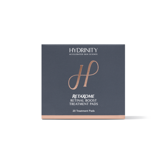 Hydrinity RetaXome Retinal Boost Treatment Pads for wrinkles, pores and texture