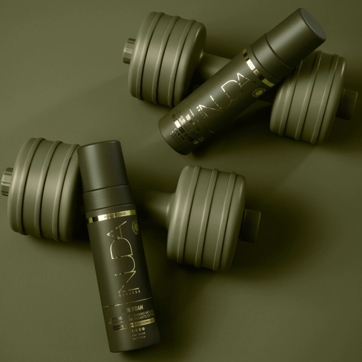 Nuda TONEFOAM - Express Self Tanning Mousse | Olive