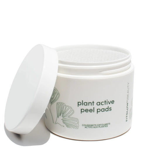 Fitglow Beauty Plant Active Peel Pads on white background