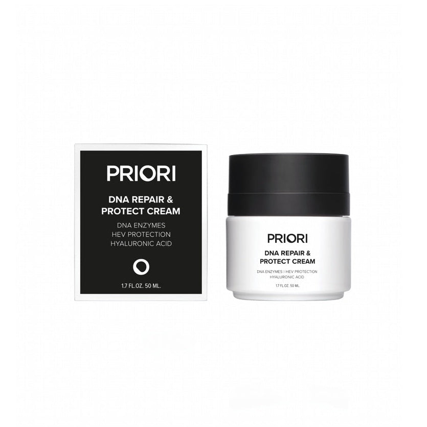 PRIORI DNA Intense Recovery Cream on white background